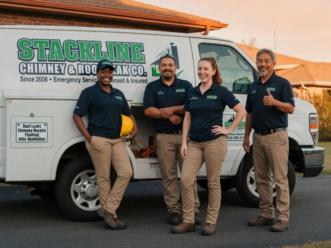 Chimney flashing repair company in Green Valley, WI